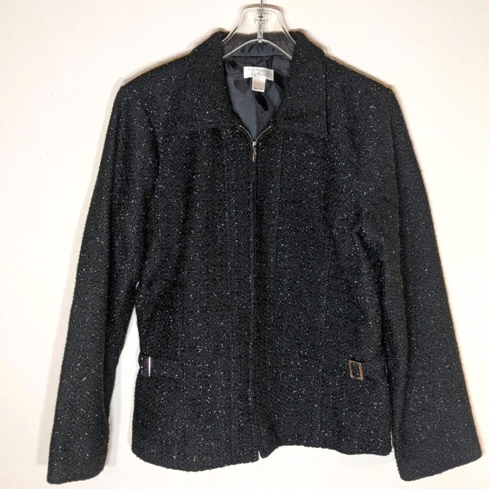 Christopher & Banks Sparkly ✨ Black Jacket